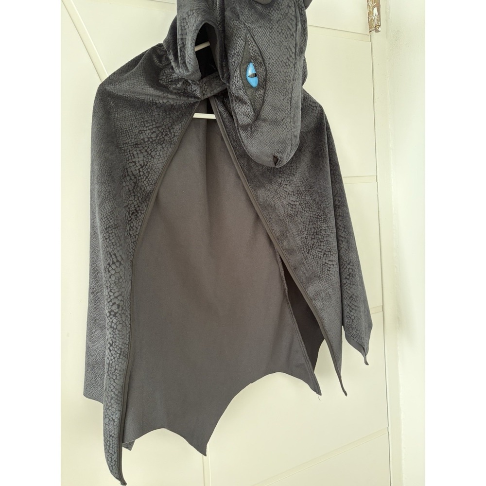 Great Pretenders Black Dragon Cape Size 5 - 6 Kids Halloween Costume
